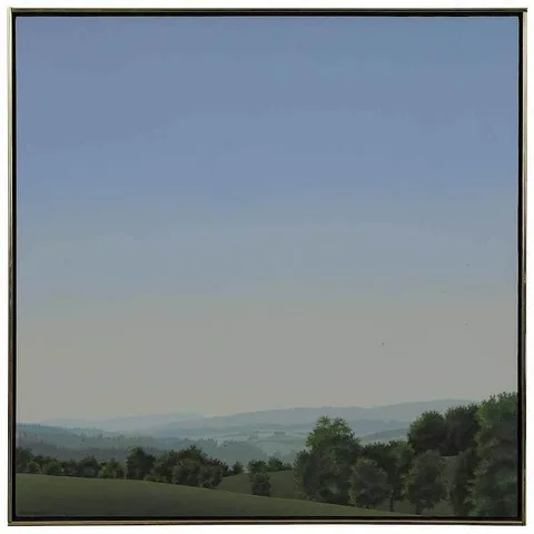 Victor Huggins, Blacksburg, Virginia, 1976, acrylic on canvas