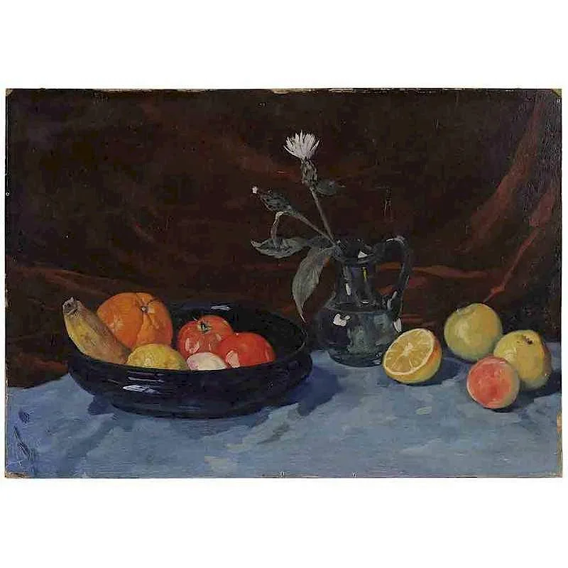 Hendrick Weegewijs, ) Still Life with Fruit, oil on panel