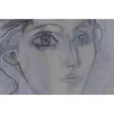 Françoise Gilot, Jeune Femme aux Yeux Bleus