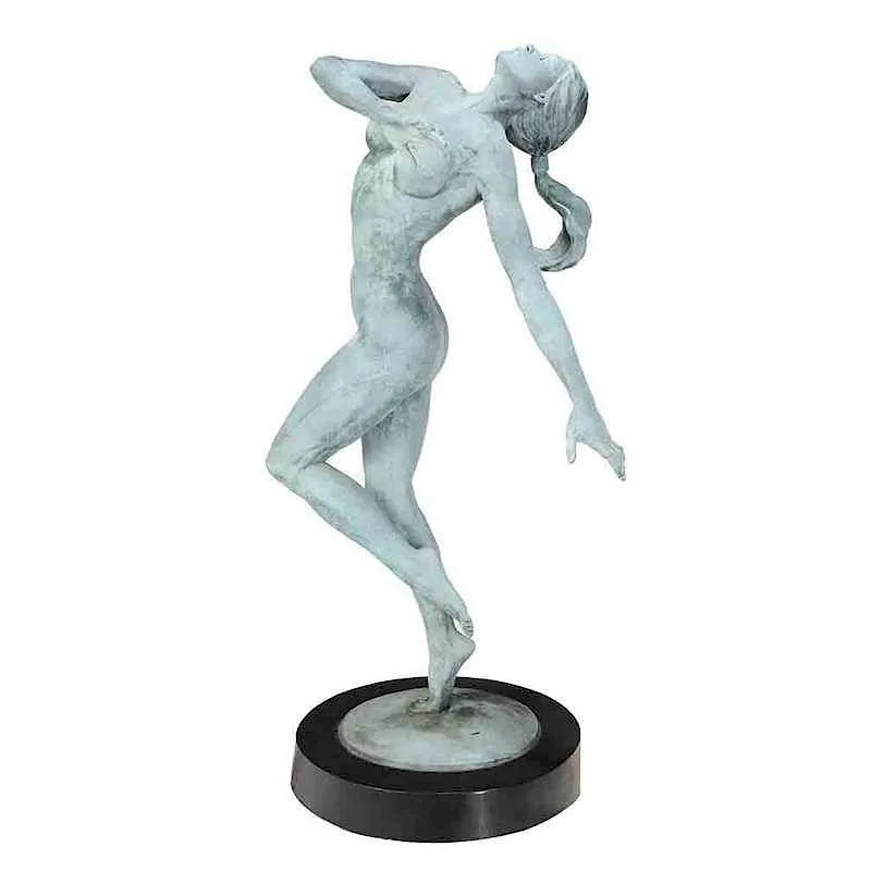 Kevin McCarthy, Nude Dancer, patinated bronze