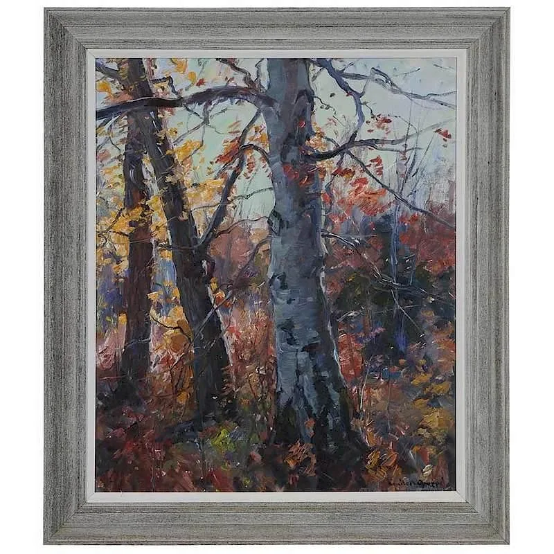 Old Beechnut Tree by Emile Albert Gruppe, oil on canvas, sold Sep 2017