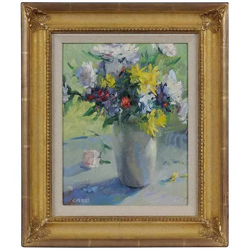 Robert C. Moore, Light and Color, oil on Masonite
