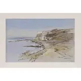 Edward Lear, Fort of Isle San Marguerite, Cannes