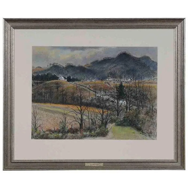 Leo Meissner, Pottersville, North Carolina, pastel on paper