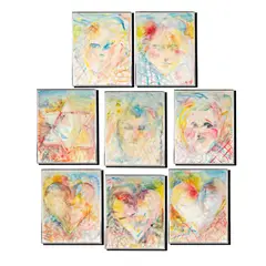 LA Watercolor (8 Works) by Jim Dine, 1981, watercolor on thin wove paper, offered May 2026