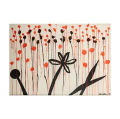 Alexander Calder, Flowers in the Rain, 1962, gouache and ink on paper