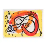 Keith Haring, Monte Carlo, 1988, gouache and mixed media on paper