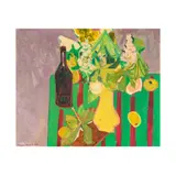 Roger Bezombes, Les Girandoles de Marronnier, oil on wood panel