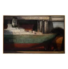 Richard Bunkall, Firefighters, 1996, oil on canvas