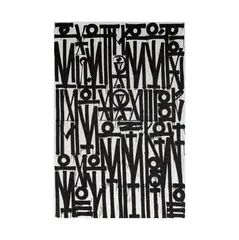 Even The Heart Skips A Beat by RETNA, 2024, screenprint and glitter, sold Sep 2025