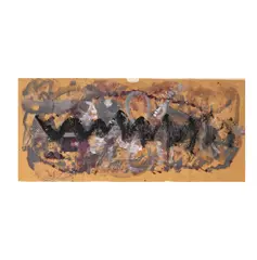 Jay Steensma, Man and Saints, oil on paper