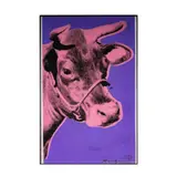 Andy Warhol, Cow, 1977, screenprint on vinyl coated wallpaper