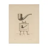 René Magritte, Ceci n'est Pas Une Pipe, etching