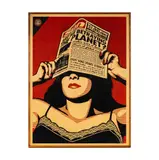 Shepard (Sheppard) Fairey, Global Warming, 2009, screenprint