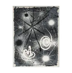 Gordon Onslow Ford, Being in Space, 1979, acrylic on mulberry paper, mounted to canvas