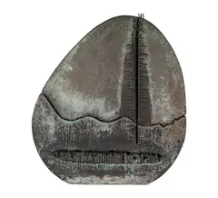 Aharon Bezalel, Untitled, bronze in two parts