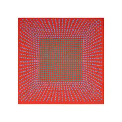 Richard Anuszkiewicz, Untitled, 1980, enamel on board