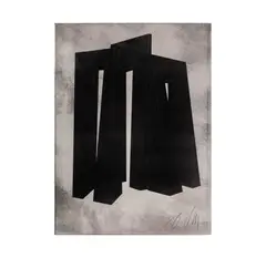 Guy Girard Dill, Triple Black, 1990, monoprint on paper