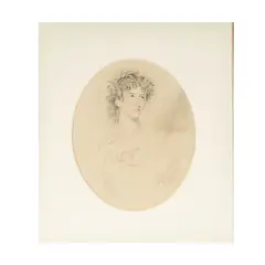 Sir Thomas Lawrence, Portrait of a Lady, watercolor and crayon