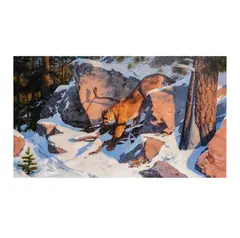 Leon Parson, Mountain Lion, oil on canvas