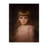 Eastman Johnson, Portrait of May Valentina Stern Harlow (Narcissa)