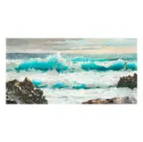 Peter Hayward, Seascape, oil on canvas