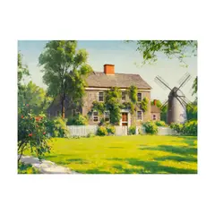 N.A. Harry Leith-Ross, John Howard Payne House, oil on canvas