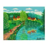Camille Bombois, Maison Au Bord De La Riviere