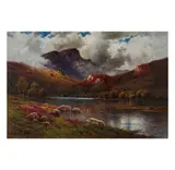 Alfred Fontville de Breanski, September Morning In The Trossachs, oil on canvas