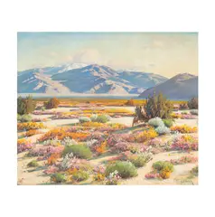 Desert Flower Show by Paul Grimm, oil on artist board, sold Sep 2025