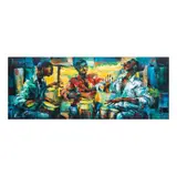 Raymond Howell, Untitled (Musicians), 1957, oil on board