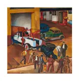 Kay Works, The Tow, Montgomery Street, 1930s, oil on canvas