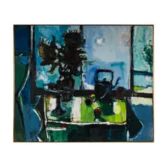 Robert Aaron Frame, The Open Window II, oil on canvas