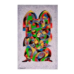Anatole Krasnyansky, The Couple II, serigraph