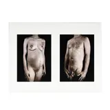 Chuck Close, Male and Female Torsos, 2001, offset lithograph