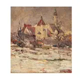 Armand Monaco, Chicago Exposition, 1911, oil on board