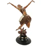 Erté, La Danseuse, 1985, patinated bronze