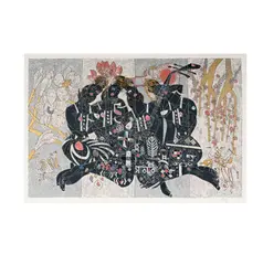 Tiefeng Jiang, Four Seasons, serigraph
