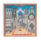 Pedro Friedeberg, Malabaristas Parapsicologicos, screenprint in colors