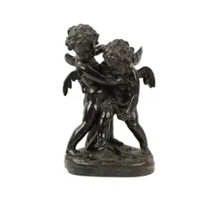The Struggle for the Heart by Étienne Maurice Falconet, patinated bronze, sold Jan 2026