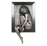 Bill Mack, Longing (Nude Female Figure), metal relief sculpture