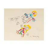 Willem de Kooning, Composition for Lisa, lithograph in colors on wove paper from the