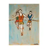 Mark Canton, It's a Losing Game, 1961, oil on artist board