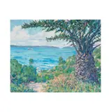 Gary Ray, Coastal Landscape, oil on board