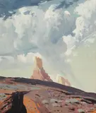 Jimmy Swinnerton, Chimney Rocks, oil on canvas