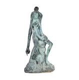 Matusha Corkidi, Figural Group, 1976, patinated bronze