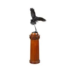 William Hald, Free Bald Eagle, 1978, bronze, mounted to wooden plinth