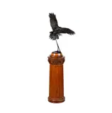 William Hald, Free Bald Eagle, 1978, bronze, mounted to wooden plinth