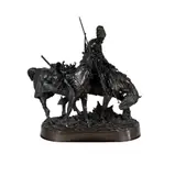 Yevgeny Alexandrovich Lancerey, Cossack Plunder, patinated bronze
