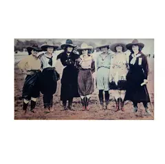 Bob Wade, Seven Cowgirls, 1988, C-print